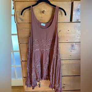 Free People Rust Mini Dress